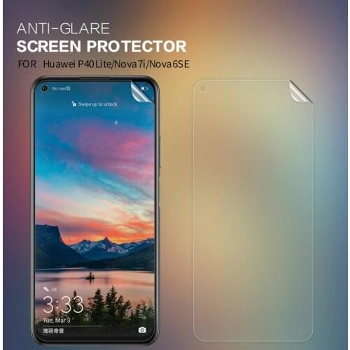 NILLKIN for Huawei P40 Lite Screen Protector Super Clear /Matte Anti-fingerprint PET Film for Huawei Nova 6 SE/Nova 7i