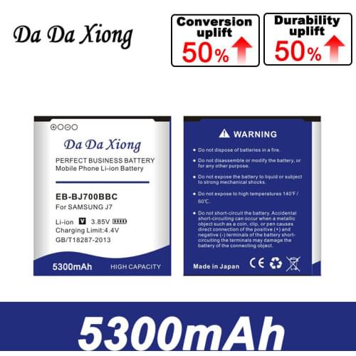 Da Da Xiong 5050mAh EB-BJ700BBC EB-BJ700CBE Battery for Samsung GALAXY J7 J7008 J700F SM-J7008 J7000 J700 ON7 G6000