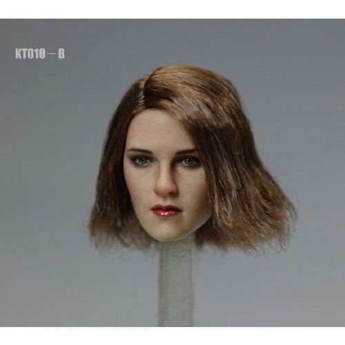 1/6 Kristen Stewart Head for 12 inches Female Seamless Action Figure Body