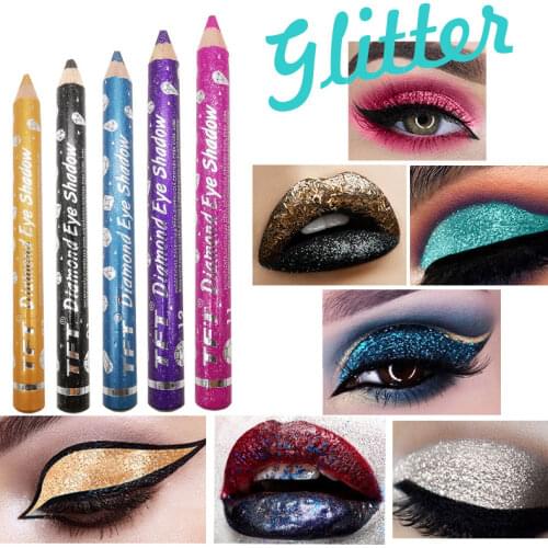 1 Pc Diamond Liquid Eye Shadow Glitter Pearl Sequins Lying Silkworm Eye Makeup Quick-drying Non-smudge Liquid Eyeliner Cosmetics