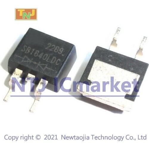 5 PCS SB1640LDC TO-263 SB1640 16A schottky barrier rectifier Diodes