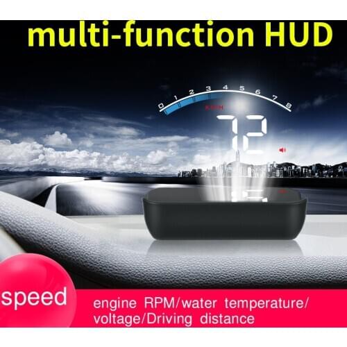 Car HUD Over Speed Projector Alarm System Windshield-Styling Hud Fault Code Elimination Diagnostic Tool Head Up Display