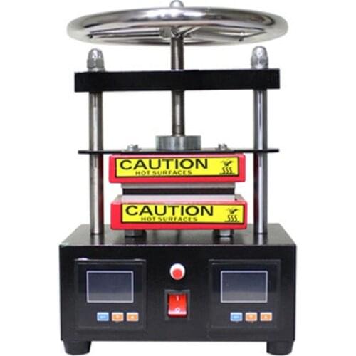 CK220 Heat Transfer Printing Machine Professional Rosin Press Hand-operated Double-sided Heating Plate 2.4" x 4.7"