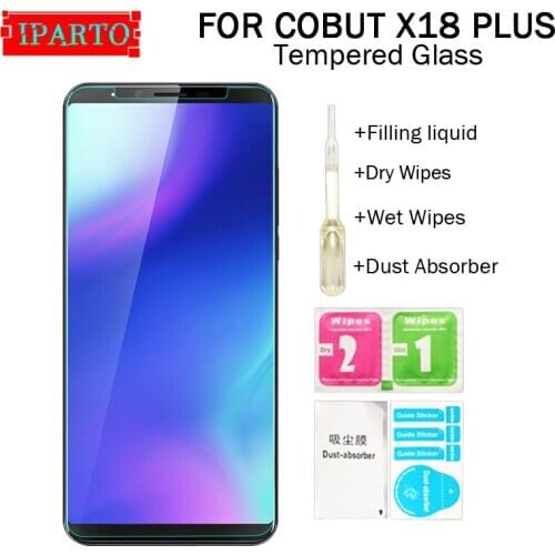 CUBOT X18 PLUS Tempered Glass 100% Good Quality Premium 9H Screen Protector Film Accessories for X18 PLUS (Not 100% Covered)