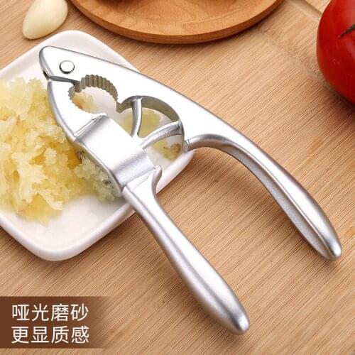 Aluminum alloy garlic press Garlic masher walnut peeler Kitchen creative gadgets