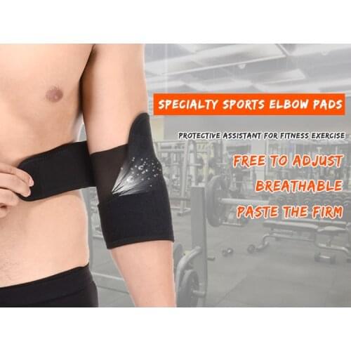 Elbow Brace Support Breathable Compression Arm Sleeve Wrap for Joint Pain, Bursa Protection