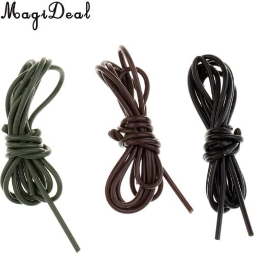 MagiDeal 3Pcs Professional Silicone Rig Tubing 1.0mm Inner Diameter for outdoor Carp Fishing Hair Rigs Tube Including 3 Colors