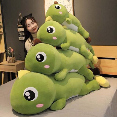 Cute Dinosaur Plush Super Soft Toy Kawaii Boy Birthday Gift Girlfriend Japanese Stuffed Animal Corner Bio Cartoon Baby Pillow