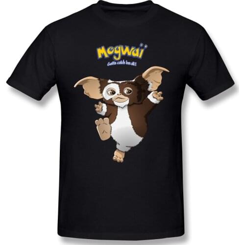 Retro Gizmo Mogwai Gremlin T Shirt Plus Size Cotton Short Sleeve Tshirt