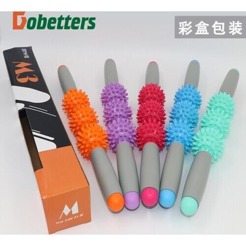 Full Body Muscle Massage Sports Roller Yoga Massage Stick Hedgehog Massage Roller Relax Tool Acupoint Massage Stick