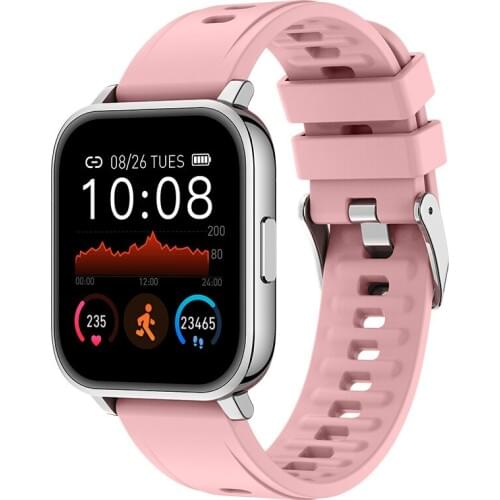 2021 New Smart Watch P25 Sport Watch Fitness Pedometer Health Heart Rate Sleep Tracker IP67 Waterproof Smartwatch for Men Women