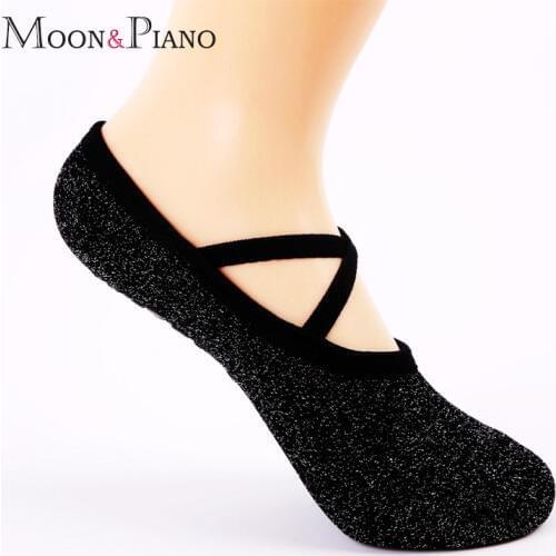 High Quality Women Anti Slip Bandage Nylon Sports Socks Ladies Ventilation Pilates Ballet socks Dance Sock For Girls Female