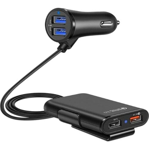 4 Usb Car Charger, 1 for 4 Car Charger, 4 Port Charger, Multi-Function Car Phone Igniter