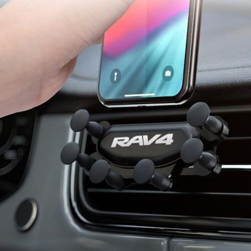 Car Interior Air Vent Clip Mount No Magnetic Mobile Phone Holder for Toyota RAV4 Accessories Car Styling