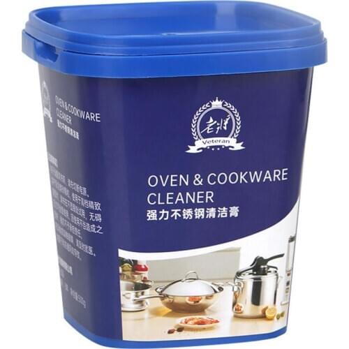 Cleaning Paste Oven Cookware Cleaner Power Pot Bottom Black Scale Decontamination Household Stainless Steel Tile Cleaning Paste