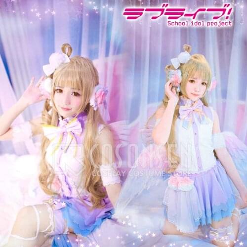 COSPLAYONSEN Love Live! White Valentines Day Awakening Dress Kotori Minami Cosplay Costume All Size Custom Made