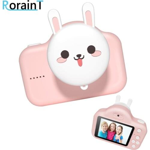 Kids Camera Cartoon Animal Double Camera 20 Million High-Definition Pixels Childrens Digital Camera Toys Boys Girls Best Gift