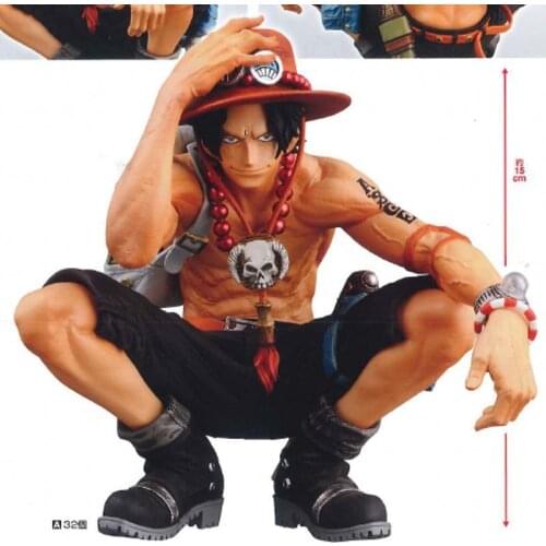 New Anime One Piece 16cm King Of Artist Portgas D Ace Figurine Pvc Action Figure Collectible Brinquedos Model Toy Doll