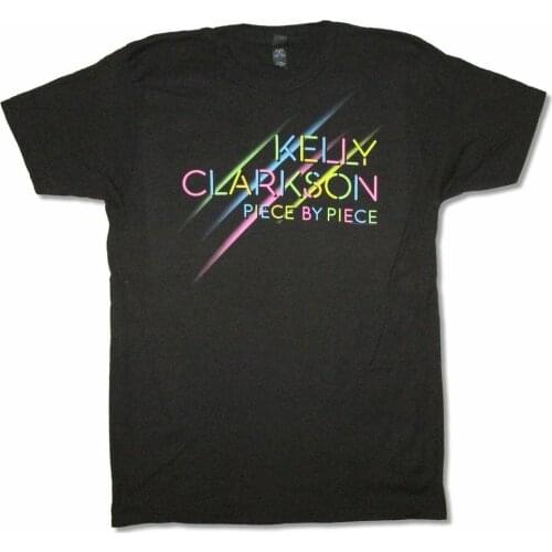 Kelly Clarkson Piece By Piece Tour 2015 Black T Shirt New Official Adult