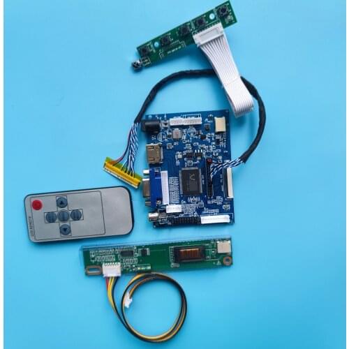 Kit For LTN141XJ-L01 LTN141XD-L01 LTN141XF-L03/L05 LVDS 20Pin 1024*768 VGA 2AV 1CCFL HDMI-compatible screen controller board