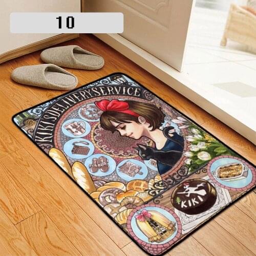 Anime Kikis Delivery Service Rug Doormat Floor Mat Carpet Home Hotel Living Room Floor Mats Anti Slip Cosplay