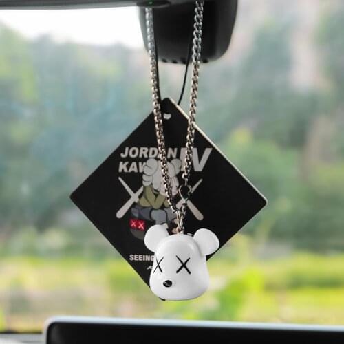 Creativity little Bear anime action figure prefect quality children toys Car Rearview Hanging Pendant Car Interior Decoration