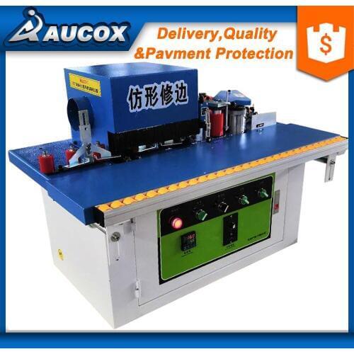 MY06 70kg edge banding trimmer machine with gluing and trimming