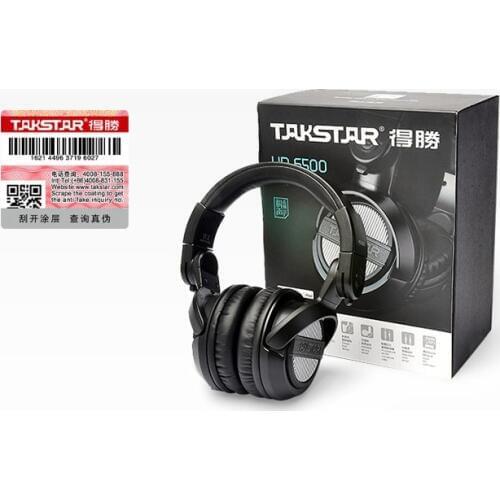TAKSTAR HD 6500 Dynamic Stereo Monitor Headphone compatible with iPhone,iPad and iPod for listening music,recording monitoring