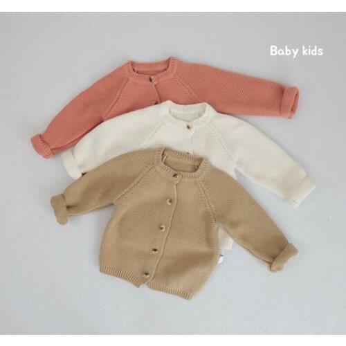 2021 Autumn New Baby Girls Casual Sweater Infant O-neck Pullover Clothes Cotton Bebe Knitted Coat Fashion Boys Sweaters Tops