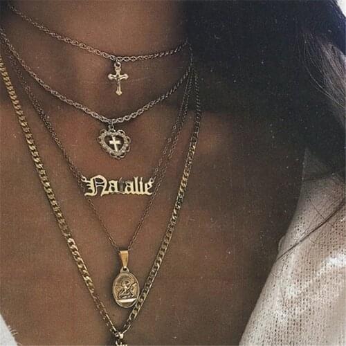 316L Stainless Steel Fashion Love God Cupid Cute Angel Titanium Steel Valentines Day Necklace No Fade