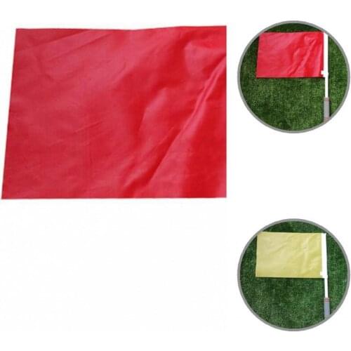 Practical Professional Soccer Judge Linesman Flag Bright Color Soccer Referee Flag Easy to Carry Soccer Game Supplies