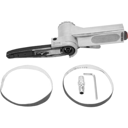 Industrial Air Belt Sander Pneumatic Polishing Tool 16000rpm 10*330mm/20*520mm Suitable For Grinding Welding Parts