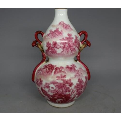 Rare Old Chinese porcelain vase,hand painting crafts,Decorations,Celebrity sculptor making,collection & adornment,Free shipping