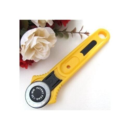Cloth Rotary Cutter DIY Arts Crafts Cutting Tool Patchwork Roller Wheel Round Knife Sewing Accessories Leather Paper Fabric
