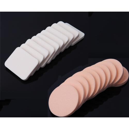 10 PCS Cosmetic Puff Make Up Sponge Face Soft Women Lady Beauty Makeup Foundation Contour Facial Sponges Powder Puff
