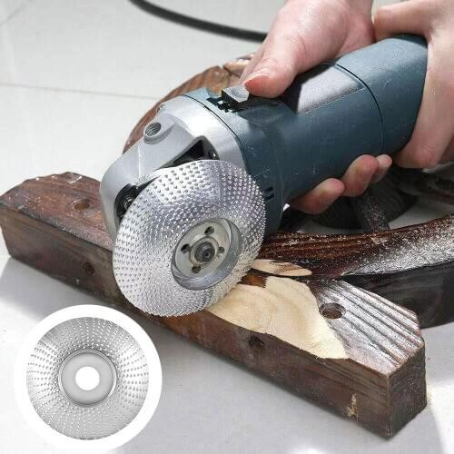 High Quanlity Wood Grinding Wheel Rotary Disc Sanding Wood Carving Tool Abrasive Disc Tools For Angle Grinder 4inch Bore