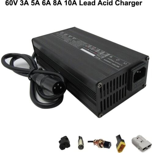 60V 2A 3A 4A 5A 6A lead acid battery charger 60V electric Bike scooter wheelchair Motorcycle charger 73.5V Lead-acid charger