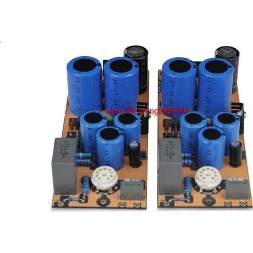 ZEROZONE One Pair Assembeld Tube Preamplifier Board 1:1 Clone D.Klimo Pre Amp L14-66