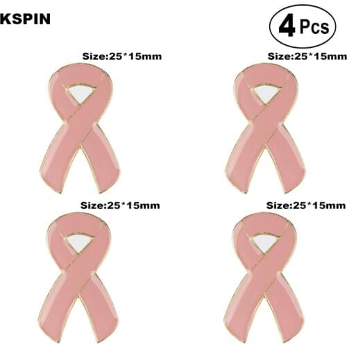 Pink Aids Pin Lapel Pin Badge Brooch Icons 4pcs