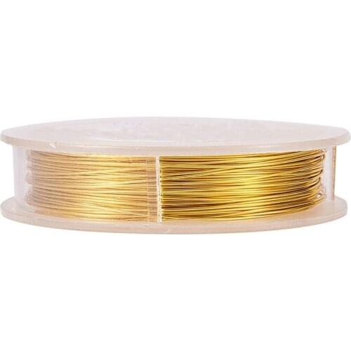 20 Guage Artistic Wire Stainless Steel Gold Wire For Making Jewelry Resistant Craft Coil Wire