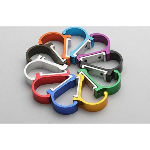 1PC Space Aluminum Hook Colorful Clothes Coat Hanger Robe Hooks Creative Home Bathroom Accessories Bath Ball Hanging Holder