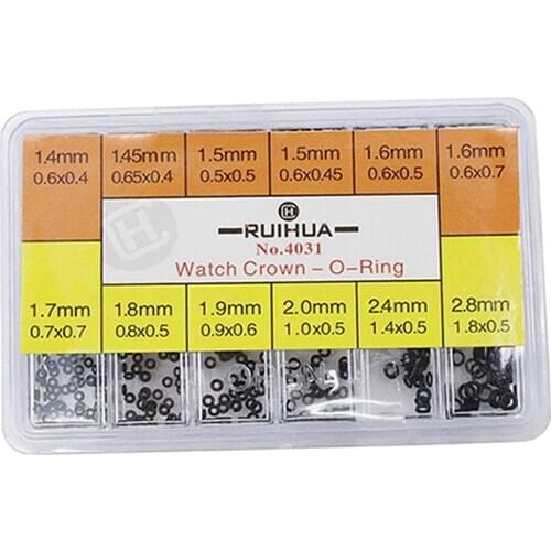 1000 Packs Mini O-Ring Waterproof Watches Seals Accessories Repair Parts,Suitable for Watch Repair and DIY