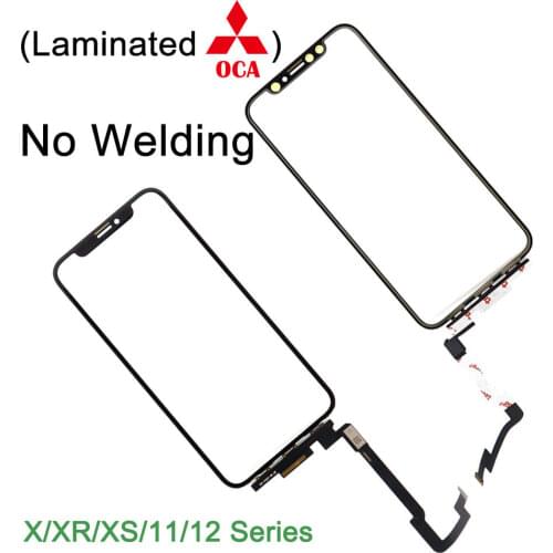 10Pcs Long Flex No Need Welding Solder For iPhone X XR XS MAX 11 Touch Screen Digitizer Sensor Glass Panel