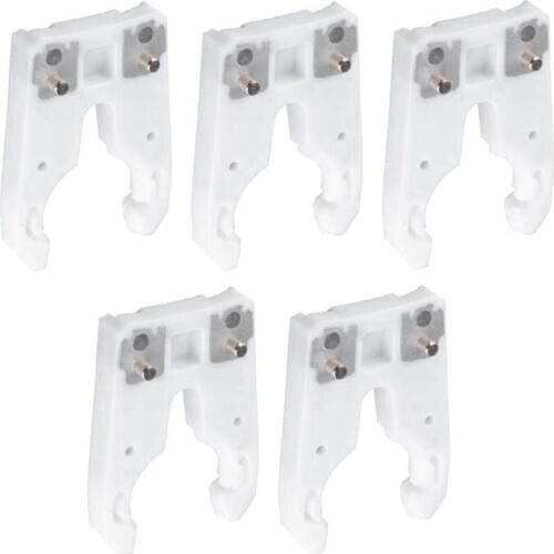 5PCS/Lot ISO30 Tool Holder Clamp Iron+ABS Flame Proof Rubber Claw