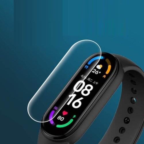 5pcs Soft TPU Clear Protective Film Smartband Guard Cover For Xiaomi Mi Band 6/5/4 Smart Miband Full Screen Protector Accessory