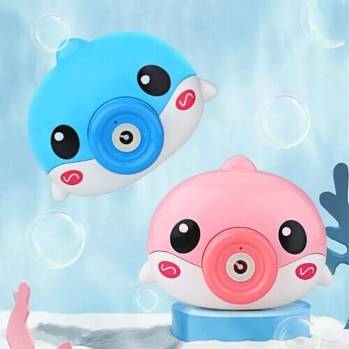 Automatic Camera Bubble Machine Kid Toy Music Light Outdoor Magic Soap Water Bubble Maker Children Toy Juguetes Kid Gifts MM60PP