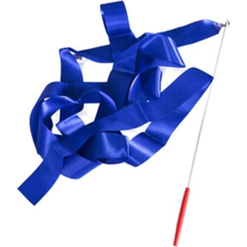 CHARIKLO Ballet Rhythmic Gymnastics Rod Colorful Dance Ribbon Lightweight Streamer Art Ballet Twirling Stick Sports Game Props