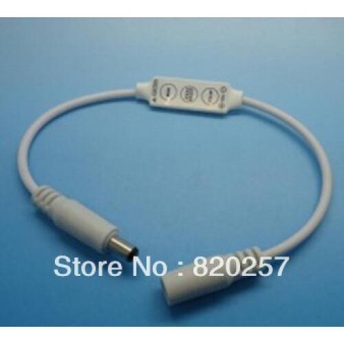 Free Shipping 5pcs Lot Mini Dimmer Controller 12V 6A 72W With DC Power Jack