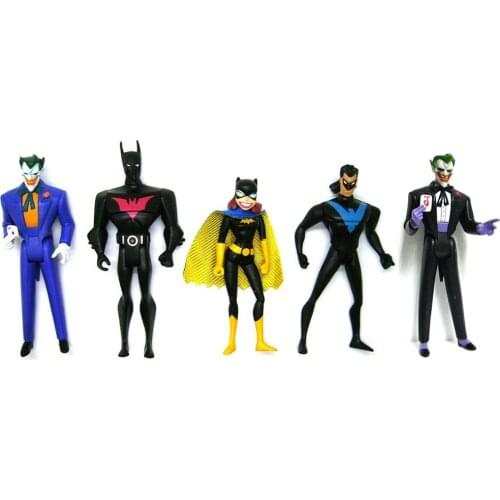 DCU JLU Bat Beyond The Joker Nightwing 4.75" Loose Action Figure Set Figurine Toy Doll