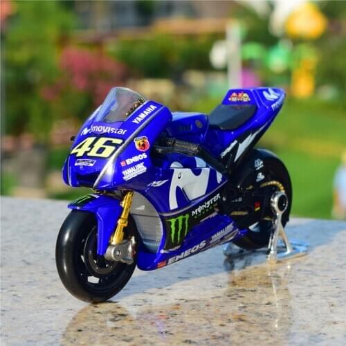 Maisto 1:18 2018 GP Racing Yamaha YZR M1 Factory Racing Team 46# 25# Diecast Alloy Motorcycle Model Toy
